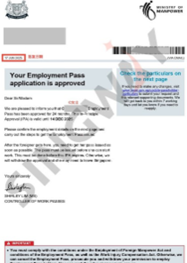 Employment pass success story case 8